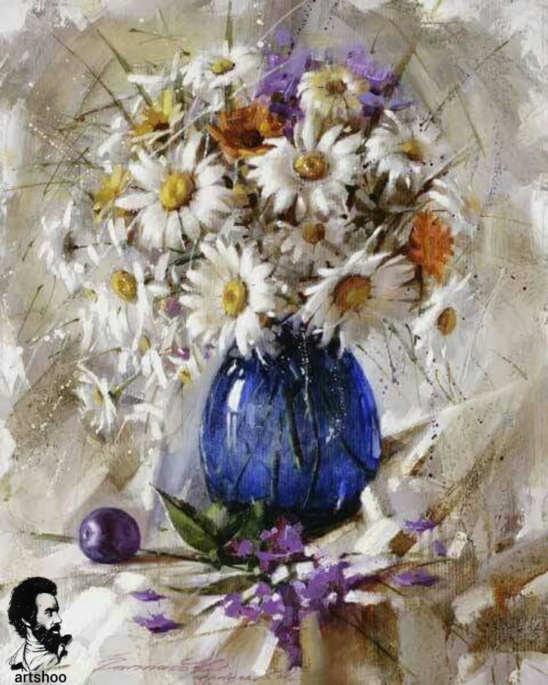 آموزش نقاشی رنگ روغن